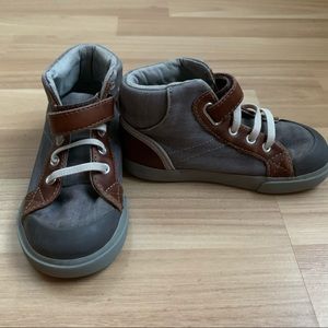 Little Boy Toddler High Top Sneakers